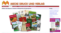 Desktop Screenshot of meckedruck.de